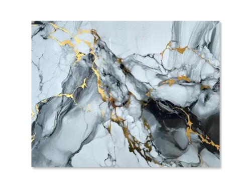 Πάνελ Τοίχου PVC Marble Gold [2.8×1.22m]