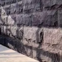 Πάνελ Τοίχου PU Blackstone Slab [1.2×0.6m]