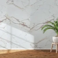 Πάνελ Τοίχου Flexible Golden Carrara Marble [3×1.2m]