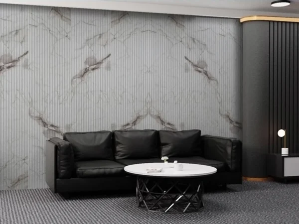 Πάνελ Τοίχου Flexible Ripple Golden Carrara Marble [3×0.6m]