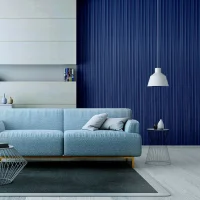 Πηχάκια Τοίχου PVC Riga Blue (619) [2.8×0.16m]