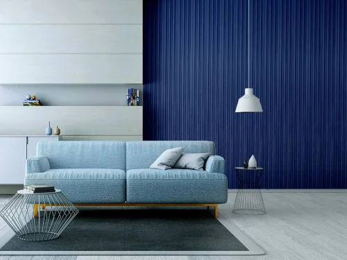 Πηχάκια Τοίχου PVC Riga Blue (619) [2.8×0.16m]